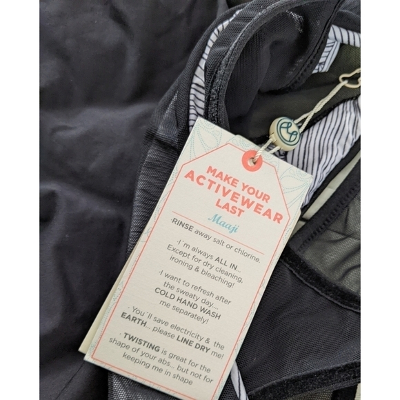 🆕 Maaji Black Warrior Bodysuit Size Medium - Picture 6 of 9